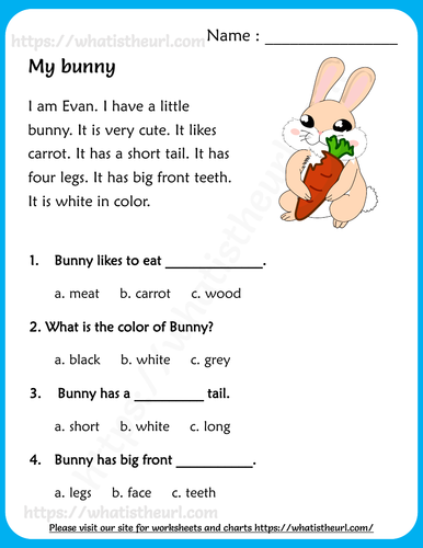 Reading Comprehension for Grade 3 | Teaching Resources