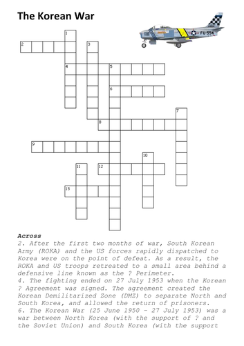 The Korean War Crossword