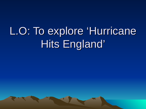 hurricane hits england