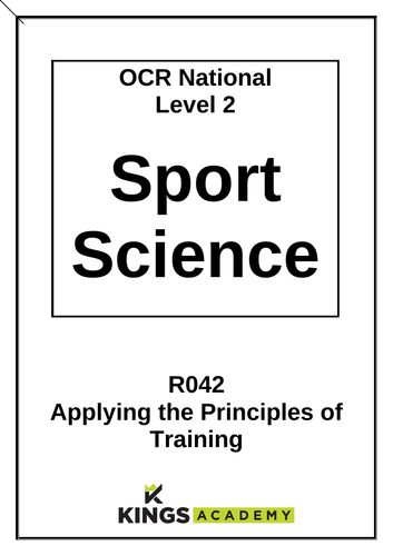 OCR Nationals Sport Science Work Books - R042 Principles of training