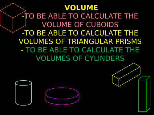 volume of prisms