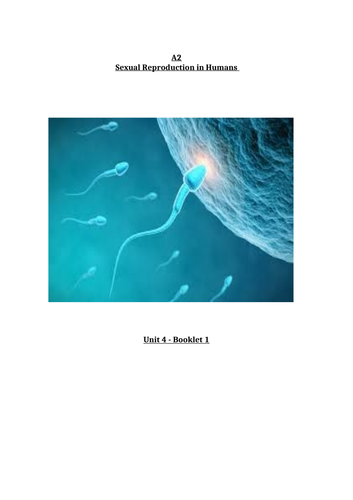 WJEC A2 Sexual reproduction in humans