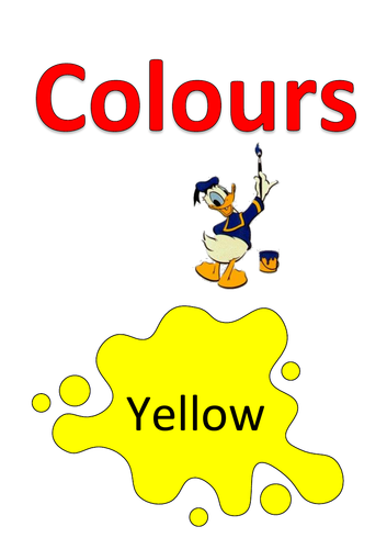 Colour Charts - Disney Themed