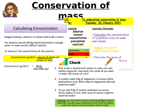 CC9b Reacting masses