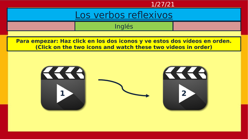 Verbos reflexivos (reflexive verbs) Spanish