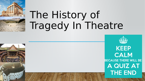 The History of Tragedy as a Genre in Drama