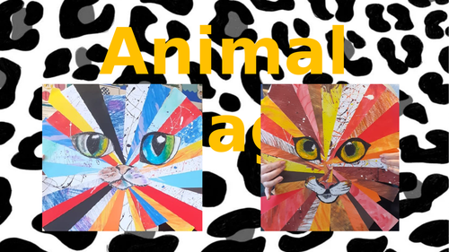 Animal Collage Art Powerpoint