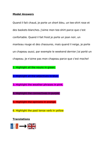 Weather and clothing