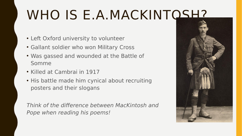 Spring Offense - Wilfred Owen