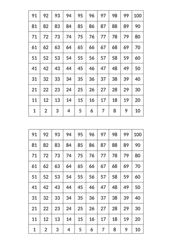 Number Squares