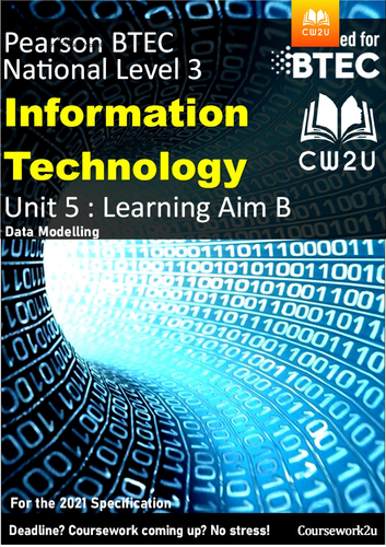 2021 BTEC IT Level 3 - DISTINCTION* Unit 5 Learning aim B