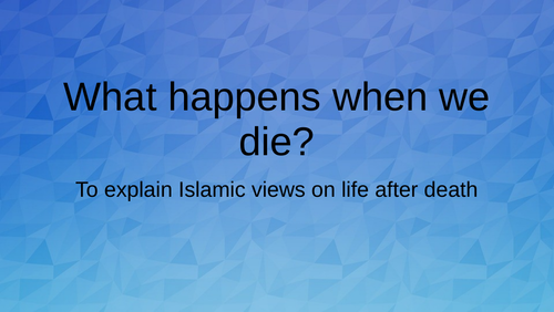 Islamic views on the afterlife