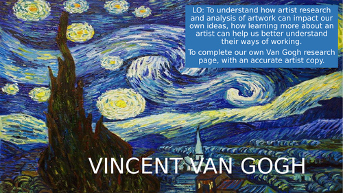 Vincent Van Gogh- Mark Making