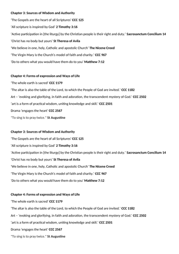 CH3 and CH4  Revision Booklet, PPT and SOWA Sheet - Edexcel Spec A