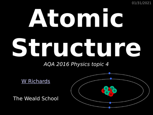 GCSE Physics Unit 4 - Atomic Structure