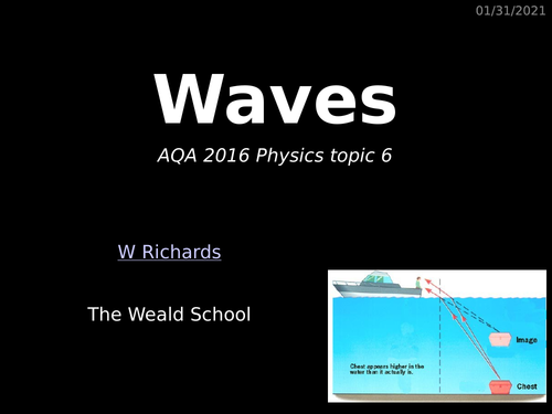 Gcse Physics Unit 6 Waves Teaching Resources 6495