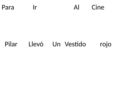 A level grammar washing line game