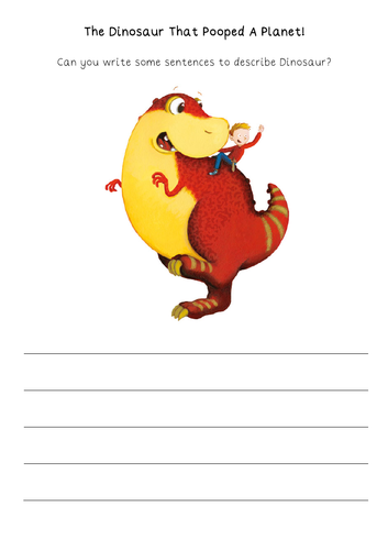 The Dinosaur That Pooped A Planet worksheets