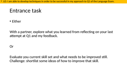 Q3 IGCSE Language: Improving my response