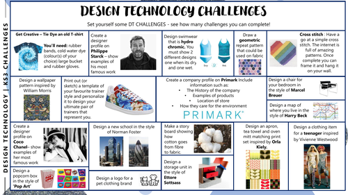 KS3 Design Technology | Challenges