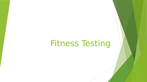 Level 2 BTEC SPORT - Fitness TESTING