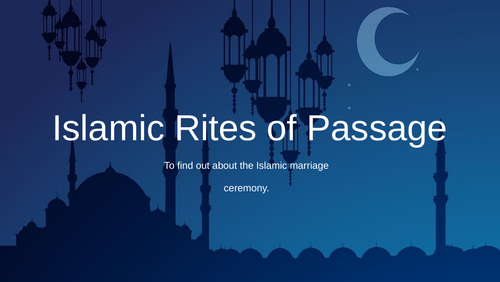 Islamic/ Muslim Marriage