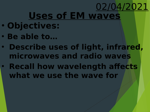 visible light, microwaves and infrared