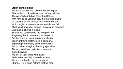 Storm on The Island 2 Lessons