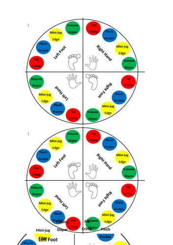 Climbing - Twister Game