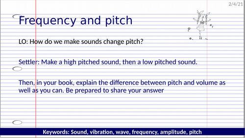 what frequency pitch looks like