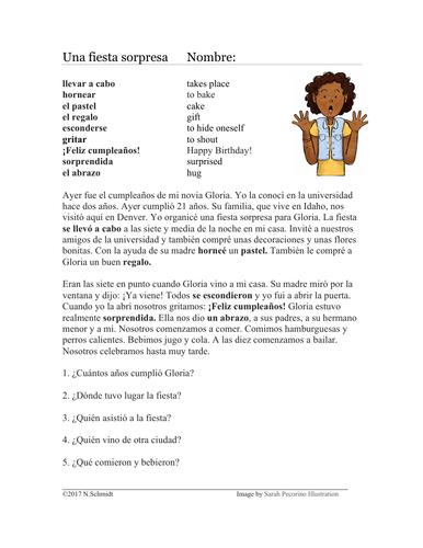 Lectura: -Mentira- worksheet