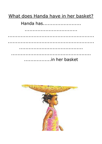 What does Handa have in her basket?
