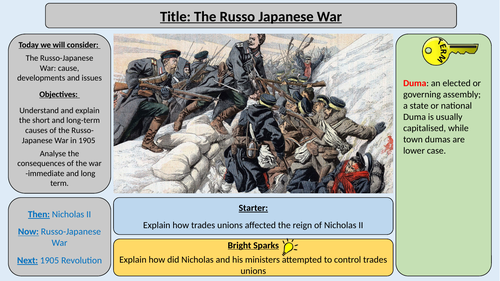 AQA Tsarist and Communist Russia - The Russo-Japanese War