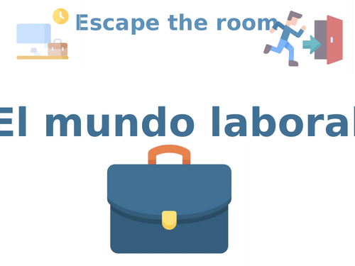 El mundo laboral, escape the room