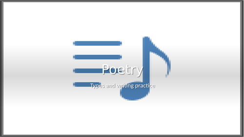 Poem types and writing Practice