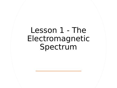 AQA GCSE Physics (9-1) - P13.1 The electromagnetic spectrum FULL LESSON