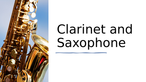 Woodwind Instruments for Online Learning