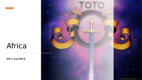 Toto's Africa Riff Analysis Qs