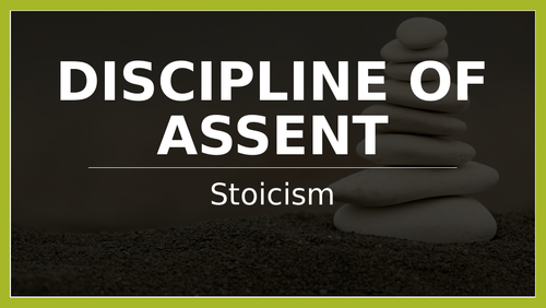 Stoic Discipline of Assent
