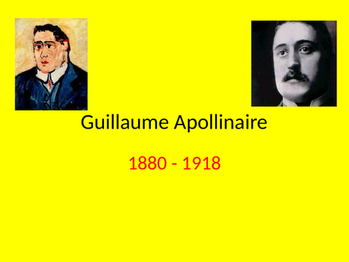 Apollinaire - poète