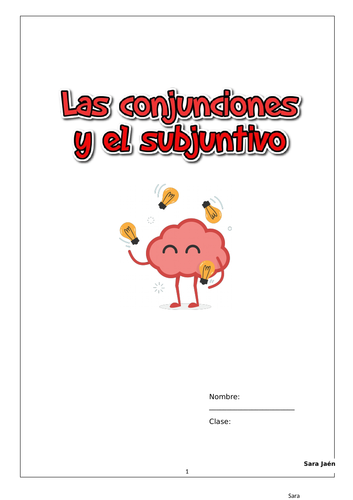 Spanish conjunctions followed by subjunctive