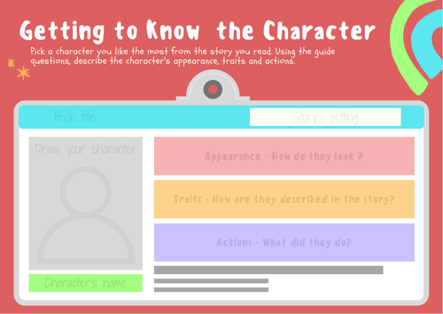 Character, Settings & Theme Template