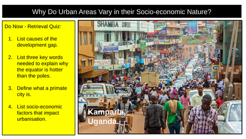 impacts of urbanisation case study