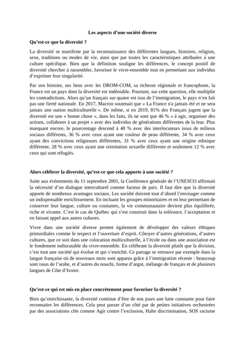 Revision podcast: diversité et marginalisation