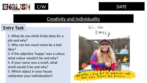 Celebrating Individuality through Creativity - Newspaper, mindfulness, happiness