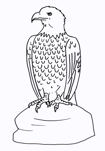Eagle Colouring Sheet - Early Years