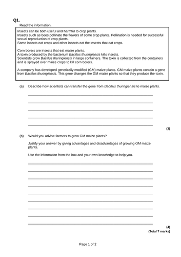 Genetic engineering | Teaching Resources