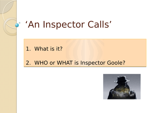 Who is Inspector Goole?
