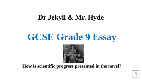 Dr Jekyll & Mr. Hyde GCSE Grade 9 Essay: Scientific development