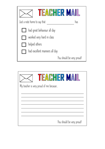 Teacher Mail